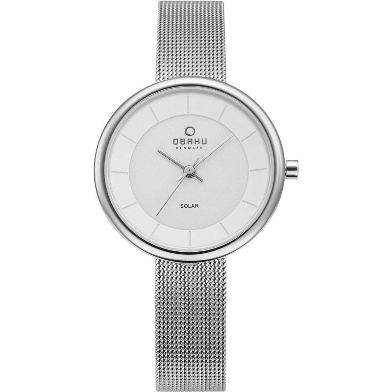 Obaku Women's Lys White Dial Watch - V206lrcwmc